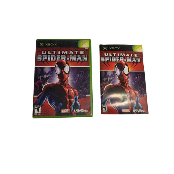 Ultimate Spider-Man (Microsoft Xbox 2005) Complete w/ Manual CIB